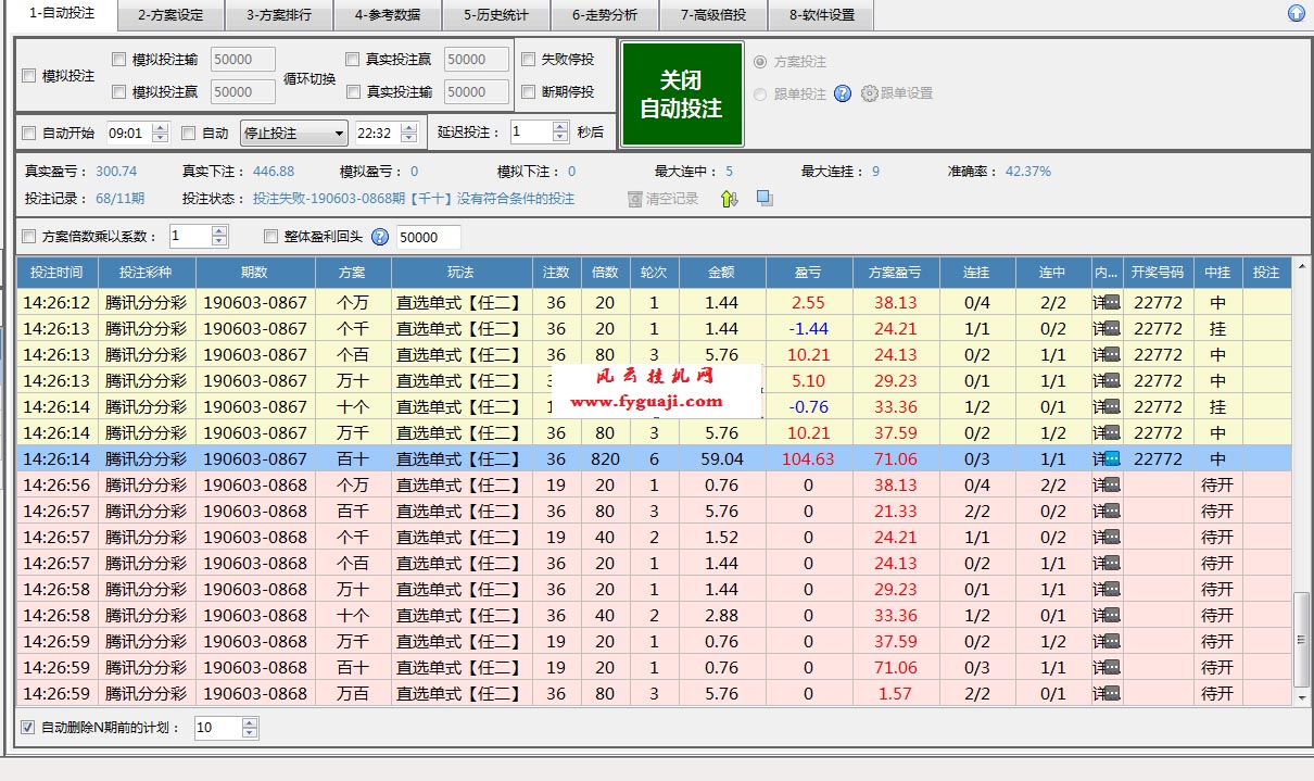 挂机方案-挂机方案【破解】任二19-36注遗漏智能变频本金1000未加密挂机论坛(2)