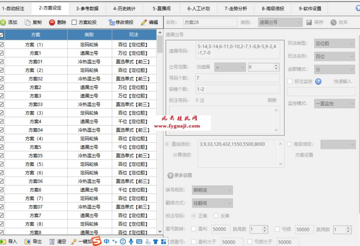 挂机方案-挂机方案挂机方案吧定位胆多模式结合1600本一天盈利600-800之间挂机论坛(1)