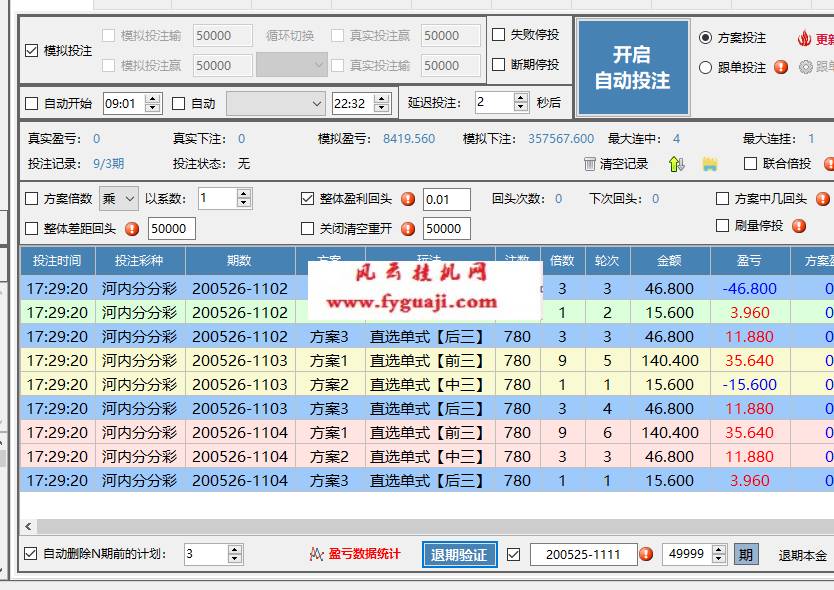 挂机方案-挂机方案三千本金前中后三780注，推波日赢8000+挂机论坛(1)